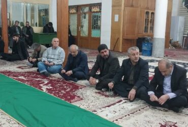 هم اکنون در حال برگزاری مراسم معنوی محفل انس با قرآن در اربعین رهبر شهید انقلاب اسلامی ایران